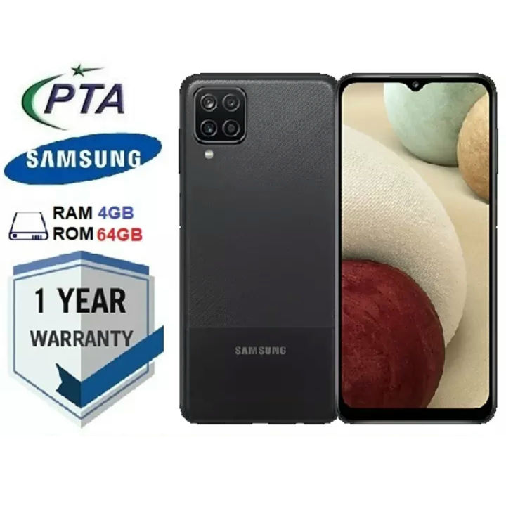 Samsung Galaxy A12 - 4GB RAM / 64 GB ROM - 6.5" Infinity-V Immersive display - 5000 mAh battery