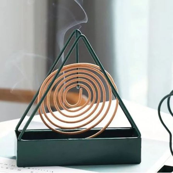 Iron Mosquito Coil Stand: Anti-Scald, Retro Design, Aromatherapy Burne