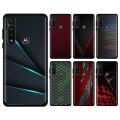 Car Carbon Cibre Print for Moto G8 G9 Play E7 Plus Power Lite One Fusion E6s Edge G Stylus Phone Case Silicone Shell Coque. 