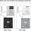 30 Days Warranty Loud Speaker Telephone Set Landline Caller ID Display Desktop Home Hotel Wired Office Landline Telephone Phone LCD Display Screen Redial Flash and Pre Dialing Function Wall Mountable Black Or White. 