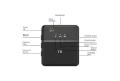 ENRG True Wireless Go Microphone With Active Noise Cancellation Reduction 20 Meter Long Range Portable Audio Video Recording For Type C Android And IOS iPhone_Live Game Shooting_Streaming Vlogging_Youtube For Mobile Phone DSLR. 