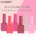 Gairriy 15ml Gel Nail Polish 60 Colors Glitter Soak Off UV LED Semi-Permanent Varnish Nail Art Salon Nail Polish. 