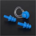 Silicone Swimming Nose Clip Ear Plugs with Carry Case. 