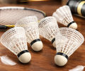 Pack of 6- Badminton Shuttlecocks - Plastic. 