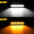 Super Bright 24 SMD 1(pcs) Light Bar 2 Color White, Yellow, With Flasher For Car Bumpers, Jeeps & Bikes Universal Fitting. 