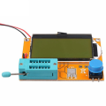 Transistor Tester Capacitor Resistor Diode Triode Thyristor Double Diode Thyristor Tester LCR-T4 Multifunctional Plastic 1 PCS. 