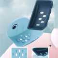 Fish Shape Soap Dispenser Stand Case Tray Plastic Bar Soap Sponge Holder, Soap Dishes For Shower Tub Kitchen And Bath. 