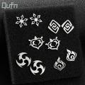 Genshin Impact Childe Cute Earrings Studs Jewelry Luxury Game Anime Earrings Stainlees Steel Earrings Studs Silver Color. 