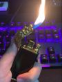 Refillable Fancy Dual Flame Dragon Lighter. 