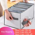 Clothes Storage Box Closet Separation Organizers Drawer Divider Organizer Compartment Boxes For Underwear Jeans Socks Bra. 