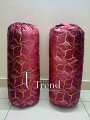PILLOW COVER, VELVET GAO PILLOW, ROUND PILLOW COVER, SIDE PILLOW COVER, GAO TAKIA COVER, LUXURY GAO TAKIA COVER, LASER CUT DESIGN,GOLL TAKIYA, SOFT VELVET MALAI GOL TAKIYA COVER WITHOUT TUSSAL, SIZE OF 36 INCH LENGTH AND 36 INCH ROUND OF FREE SIZE. 