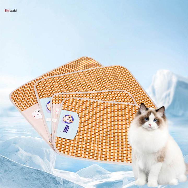 Cooling Mat Easy Carry Pet Cat Cooling Cushion for Bed Cats Travel
