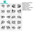 Halloween Party Makeup Tools 10 Pairs Halloween Eye Stickers Spider Bat Skull Design Face Tattoo Stickers for Women Girls Perfect for Masquerade Cosplay Party. 