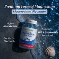 Nutrifactor Magnicell - Magnesium Glycinate 850 mg For Stress Relief, Sleep Support, Muscle Relaxation & Nervous System Health | Premium Magnesium Supplement for Men & Women. 