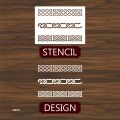 Celtic Border Stencil For Walls Painting Scrapbooking Stamping Stamp Album Decorative. 