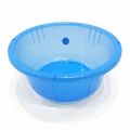 One SMALL Transparent Plastic Bath Tub 8 Liters Random Colors. 