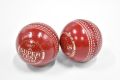 Super Test Real Leather Cricket Hard Ball (Pack of 2x Balls). 