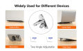 2PCs Laptop Riser Clip Mini laptop Stand, invisible Compact Foldable Laptop Riser and Cooling LaptopStand for all sizes Laptops, Tablets and mobile – Portable Laptop Stand, Aluminum mini laptopstand, Adjustable Height, Self-adhesive, Durable & Lightweight. 