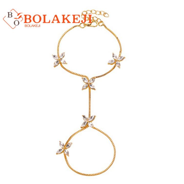 Finger Bracelet Finger Ring Finger Ring Chain Women Bracelet
