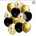 10 Pieces Confetti Balloons Premium Quality Party Decoration. 