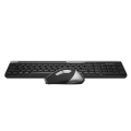 A4Tech FB2535CS - Wireless Keyboard Mouse Set - Bluetooth & 2.4G (USB Nano Receiver) - Silent Click Rechargeable Mouse - 1200 -2400 DPI - 3 Devices with Mouse - 4 Devices with Keyboard - Phone Cradle- For PC/Laptop/Mobile/Tablet/Smart TV. 