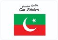 STICKER PTI FLAG. 