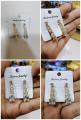 1 carat Gold palated earrings new style 100 % pure. 