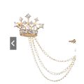 Stylish Trendy Brooch Lapel Pin For Men For Shirt Jacket Coat Wedding Party Jewellery Gift Crown 3. 