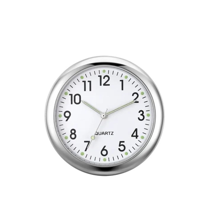 YUP Stick on Dashboard Car Clock Mini Tiny Small Car clock