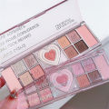 Miss Lara Heart Shape 12 Color Eyeshadow Makeup Palette,. 