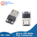 10/20/50/100  Pieces 2 Pin Micro USB Connector Jack Male Fast Charging Android. 