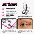 VIPUDA Pre Glued Lashes Cluster Self Adhesive Eyelashes 18/30PCS,Natural Lash With Tweezers,Press on Eyelashes No Glue Needed. 