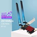 WiFi 6 e Bluetooth 5.3 PCIe Adapter CUDY AX5400. 