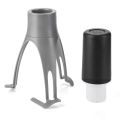 Black Grey Stirr Automatic Stirrer Automatic Pan Stirrer Handheld with LED Speed Indicator Black. 