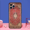 Persian Carpet Floral Pattern Phone Case For iPhone 15 12 13 Mini 11 14 Pro XS Max 7 8 Plus SE 2020 X XR Silicone Cover. 