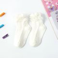 【HOT】 New Baby Girls Socks Kids Girl Frilly Lace Tutu Socks Cotton Children Dance Princess Sock Flowers Ruffled Solid Ankle Socks. 