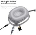 Wireless Bluetooth Headphones 5.0 With Mic HiFi Stereo Deep Bass Noise Cancelling Over Ear Headset Foldable Wireless Headphones for Gaming Android Laptop PC Gym Sports Travel Online Classes Support AUX TF Card Volume Control Headphones for Boys Girls. 