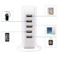 30W 5 USB Multi-Port UK Plug Charger Desktop HUB Charging Station Power Adapter. 