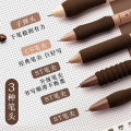 Kaba bear brush question pen special cloud grip high value Japanese ins quick-drying press gel pen European bag ST nib black. 
