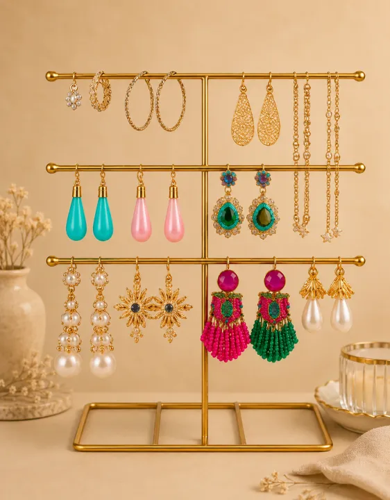 Gold%20Jewelry%20Stands,%20Ring,%20Necklace,%20Earrings,%20Bracelet%20Hangers,Cabinet,Organizer%20-%20Image%202