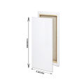 1 Piece Of 6X12 Inches Canvas For Painting - 6 x 12 Canvas Board. 