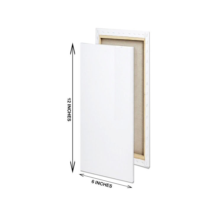 1 Piece Of 6X12 Inches Canvas For Painting - 6 x 12 Canvas Board