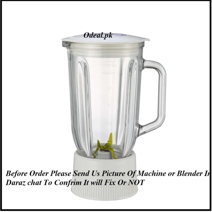 Pana%20Sonic%20Juicer%20Blender%20Juicer%201%20liter%20Jug%20Glass%20Jug%20White%20Blender%20Jug%20Spare%20Parts%20Grinder%20Jug%20Blender%20Jug%20-%20Image%203