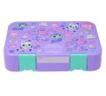 Smiggle - Gabby's Dollhouse 4 Compartment Bento Lunch Box for Kids. 