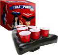 Original Official Hat Pong | Original Bear Pong Game | Premium Quality | 2 Inflatable Hats | 12 Red Cups | 2 Balls | Drinking Game | Party Game | Home Party | OriginalCup UK IMPORT. 