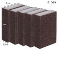 Sponge Magic Eraser descaling emery cleaning brush silicone carbide descaling brush stop top pot kitchen tools. 