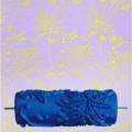 5'' Embossed Paint Roller Sleeve Wall Art Texture Stencil Brush Tool Flower Pattern Decor. 