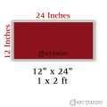 Art Diaries Premium Notice Board in Red, Blue, Green, and Black - 12"x24" or 1x2 ft. 