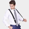 Slim Strip Elastic Suspenders / Gallis -  Adjustable  |   Y Shape Clip-on Style   |   3 Clip Pants Braces For Men. 
