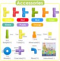 STEM Building Blocks Colorful Pipe Tube Creative Puzzle Construction Set with Wheels. 